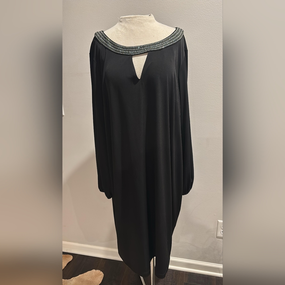 Calvin Klein Black Garment with Beaded Detail